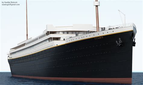 Vasilije Ristovic Rms Titanic 3d Model Wip