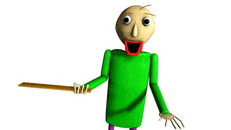 Basic Baldi Render By Angrygal On Deviantart