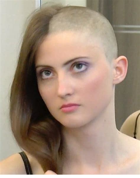 Pin By Rob Caldar On To Have Half Not Half Shaved Hair Bald