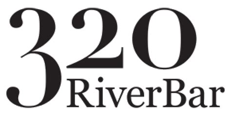 What Is The Font Used For 320 In The Logo 320 Riverbar At Westin