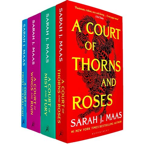 A Court Of Thorns And Roses Series Sarah J Maas 4 Books Collection Set The Book Bundle