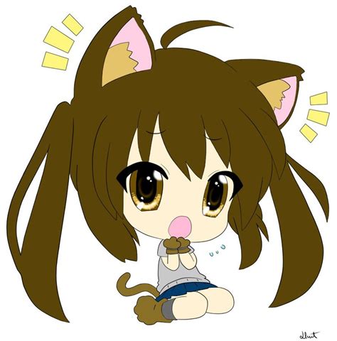 Pix For Cute Anime Cat Chibi Cute Anime Cat Chibi Girl