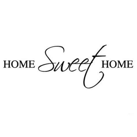 Home Sweet Home Wall Sticker Wall Quotes Wall Stickers