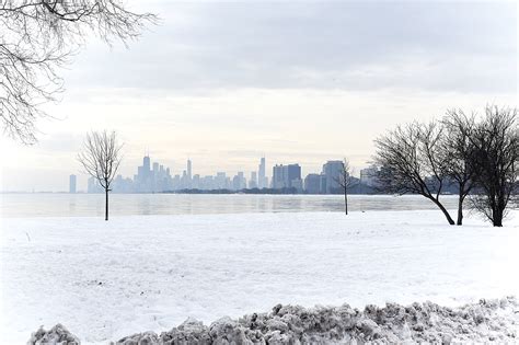 Chicago Lakefront In Winter Montrose Beach It All Started With Paint