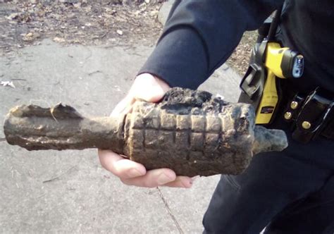 Michigan Man Found Wwi Grenade While Magnet Fishing In