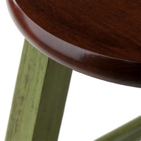 Winsome Ivy 24 Counter Stool In Walnut And Green 1 Kroger