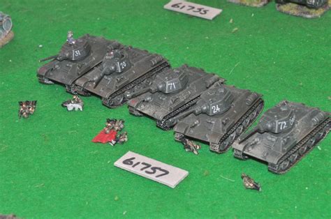 15mm Ww2 Soviet 5 Tanks Tank 61757 Ebay