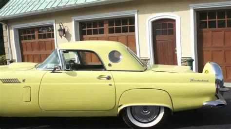 1956 Ford Thunderbird For Sale Goldenglow Yellow Vintage Air