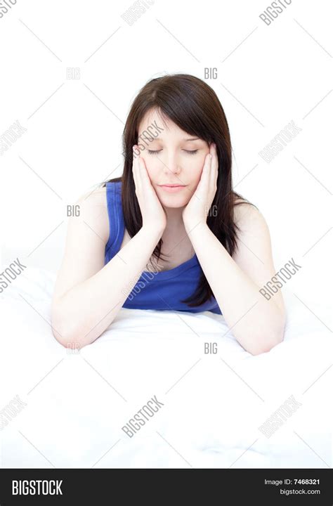 Tired Woman Sitting On Image And Photo Free Trial Bigstock