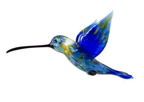 Blown Glass Hummingbird Art Birthdays T For Home And Etsy