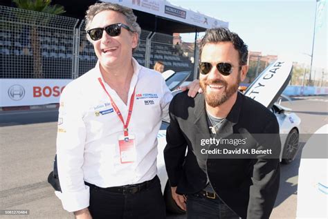 Formula E Ceo Alejandro Agag And Justin Theroux Attend The Abb Fia