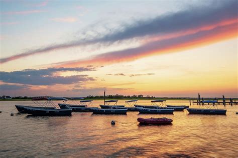 Sundown At Sunset Beach Seaside Heights Photograph By Bob Cuthbert