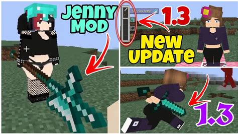 Jenny Mod 13 New Version Gameplay Minecraft Jenny Mod 1122 Ellie