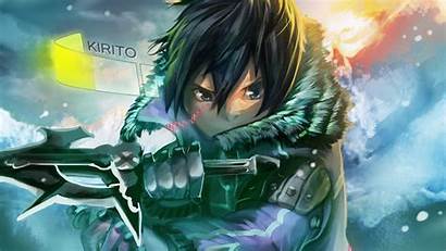 Sword Kirito Anime Alphacoders Sao 1080p Wallpapers