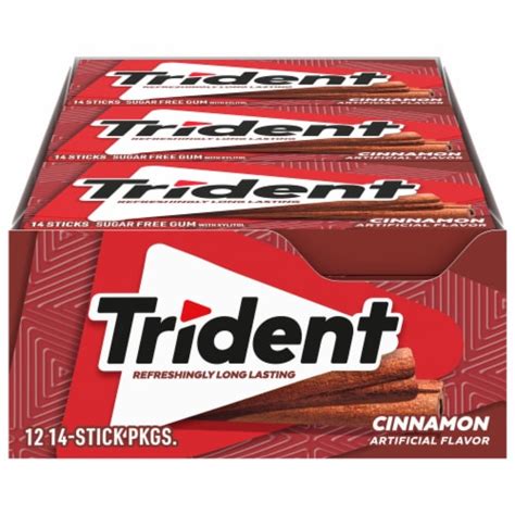 Trident Cinnamon Sugar Free Gum 12 Pk 14 Ct Pick ‘n Save
