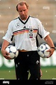 (dpa files) - Berti Vogts, coach of the German national soccer team ...