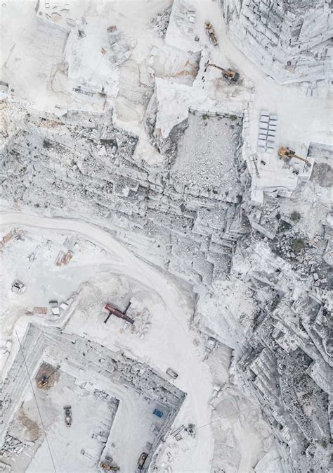 Aerial Views Of The Carrara Marble Mines By Bernhard Lang Aerial View