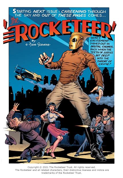 The Dave Stevens Web Site The Rocketeer