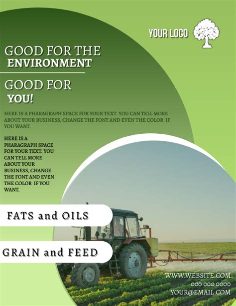 Agriculture Flyer Template Postermywall