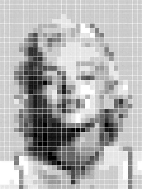 Marilyn Monroe Pixelated By Jeff Vorzimmer Pixel Art Pixel Pixel