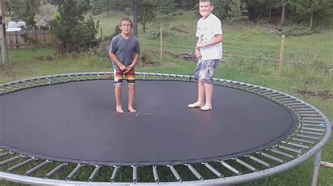 Epic Trampoline Bouncing Challenge Who Can Bounce The Highest Youtube