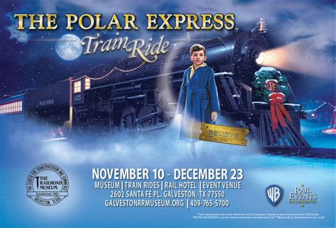 The Polar Express Train Ride Galveston Railroad Museum