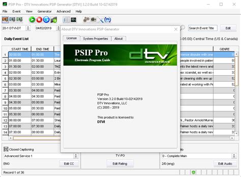Psip Pro Atsc 10 Metadata Processing And Epg Nab Amplify