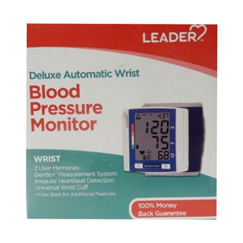 Leader Deluxe Automatic Wrist Blood Pressure Monitor 1 Ea