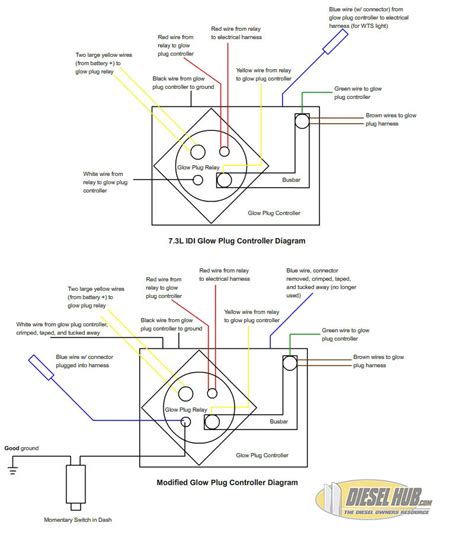 2001 7 3 Powerstroke Glow Plug Relay Wiring Diagram Wiring Diagram