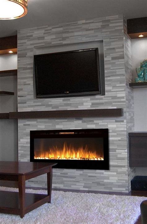 Perfect Modern Electric Fireplaces Home Decor Ideas