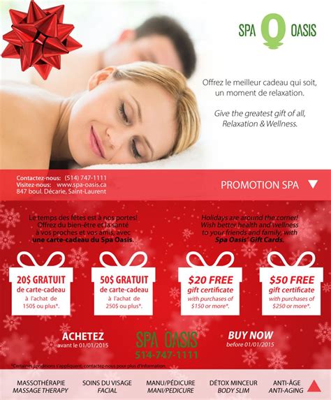 how to successfully promote your spa online salon promotions holiday promotions spa oasis