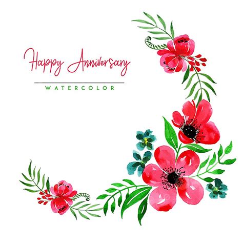 Happy Anniversary Clip Art Flowers