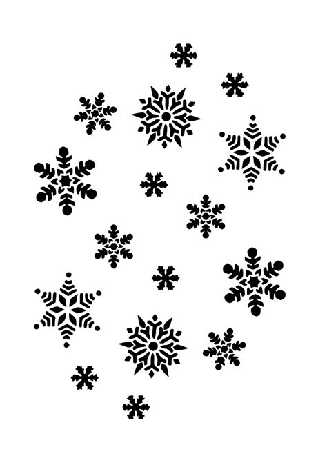 Black Snowflake Png Transparent Image Png Mart
