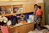 Mellody Hobson with her daughter, Everest, at Ariel Investments, in ...