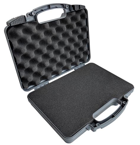 buy tsa approved case for 9mm pistol revolver and hand hard lockable carrying case 12 3” x 10