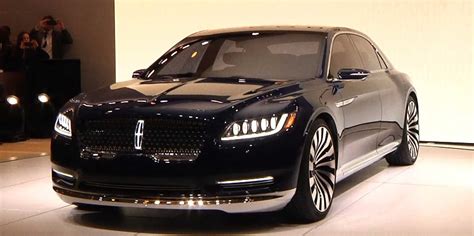 Heres The New Lincoln Continental Concept Car Unveiled At The New York