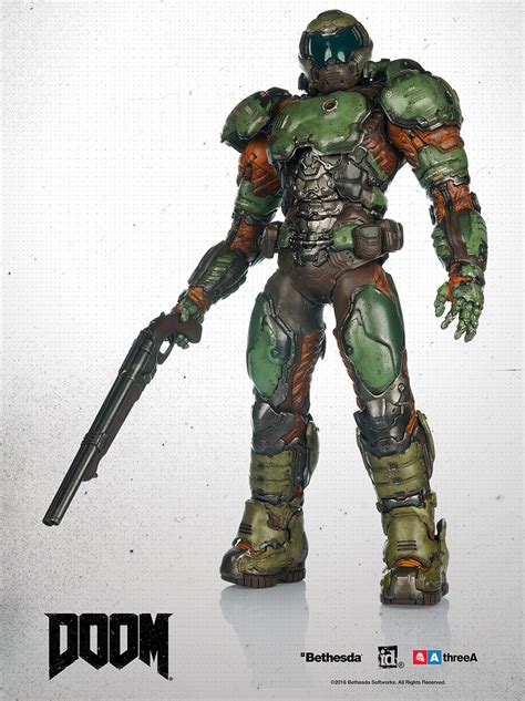 3a Doom Marine Action Figure The Awesomer
