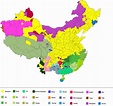 Map of languages spoken in China - Vivid Maps