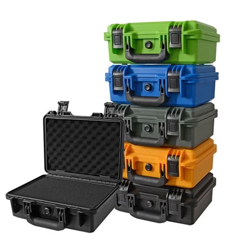 Plastic Safety Box Photographic Instrument Tool Case Impact Resistant