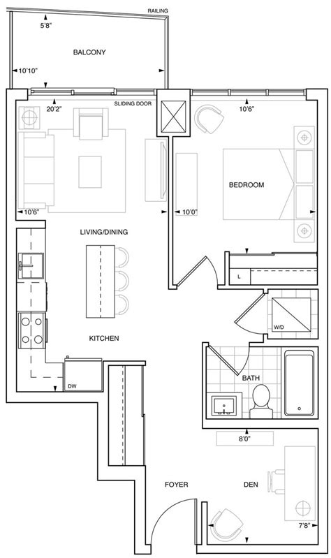 Charisma Condos 2 By Greenpark Penthouse 622 Floorplan 1 Bed And 1 Bath