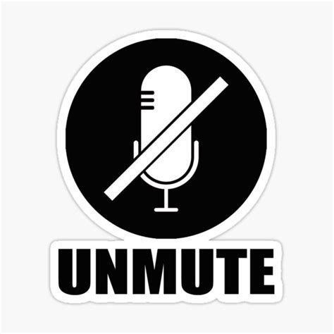 Unmute Mute Unmute Audio Microphone Sign Icon Or Logo Vector Image