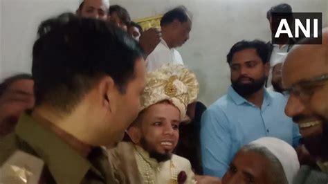 Ani Uputtarakhand On Twitter Azeem Mansoori A 23 Feet Tall Man Gets Married In Uttar