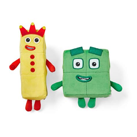 Numberblocks 3 And 4 Playful Pals Plush Htm94555 Learning Resources