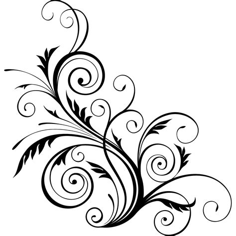 Free Floral Swirls Download Free Floral Swirls Png Images Free