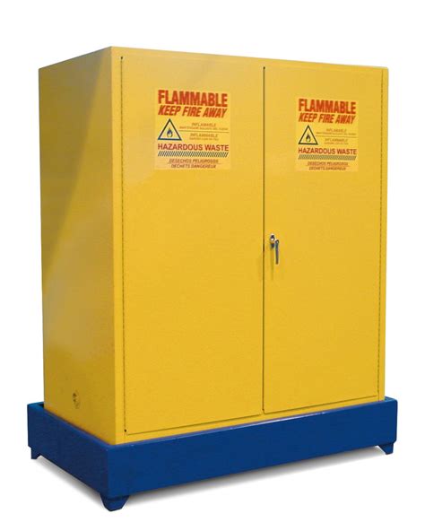 Flammable Cabinet Containment Sump For Drum Vertical Cabinets