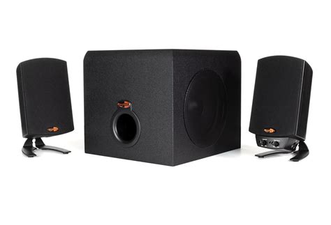 You don't have to listen to music through those teeny tiny computer speakers anymore! Hook up klipsch promedia 2.1 | How do I use my Klipsch 2.1 ...