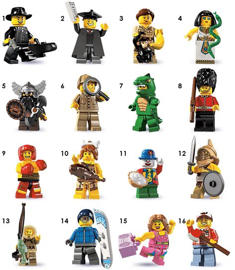 Image Lego Series 5 Minifigures Brickipedia The Lego Wiki