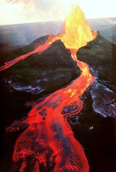 Mauna Loa Volcano Lava Eruption Poster 24x36 Hawaii