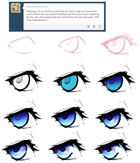 Anime Eyes Drawing Guide Animeoppaib