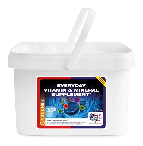 If you find swallowing tablets unpleasant, the liquid version. Equine America Vitamin & Mineral Supplement - Tally Ho ...
